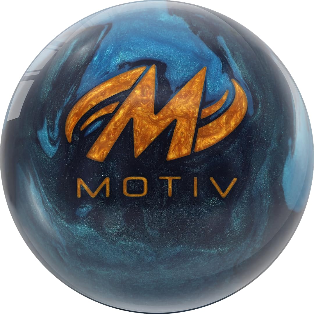 MOTIV Apex Jackal Bowling Ball | Heavy Oil | Dark Teal Pearl | Available in 12-16 pounds