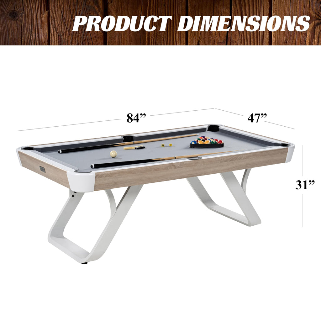 Barrington Billiards Drop Pocket Pool Table with Complete Accessory Set