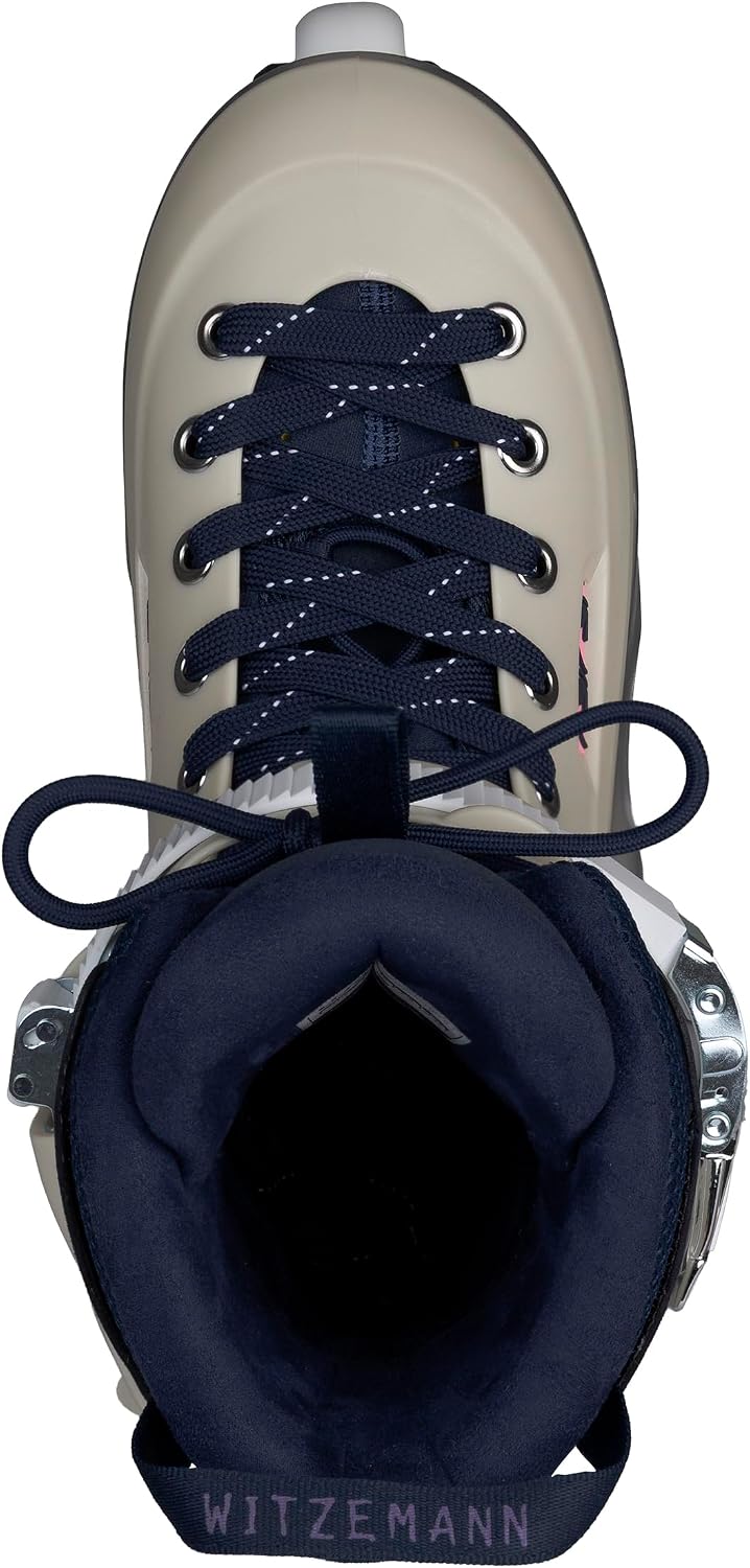 USD Sway Witzemann II Aggressive Skates for Street and Park Men's Inline Skates with IQON AG60 Rail, 57mm 92A Wheels, ABEC 9 Bearings and MYFIT Liner - Grey/Blue