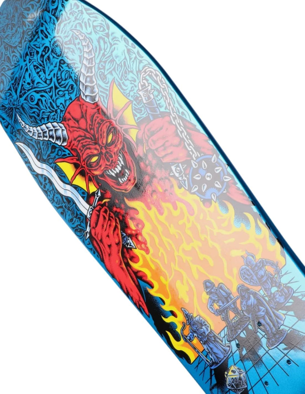 Santa Cruz Stranger Things Knox Hellfire Pit 10.07in x 31.275in Skateboard Decks