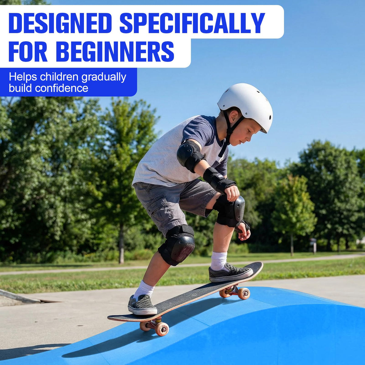 Generic Skate Ramp Track Balance Bike Ramp with 70 Inches Long 330lbs Maximum Weight Capacity for Skateboards Scooter BMX Bikes RC Cars