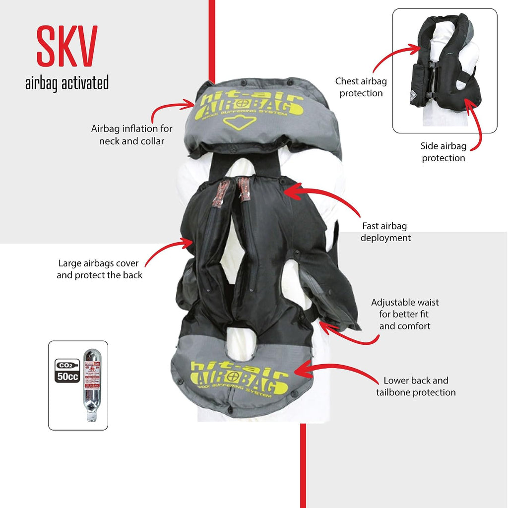 Hit-Air SKV Kids Airbag Vest, Motorcycle & Equestrian Safety