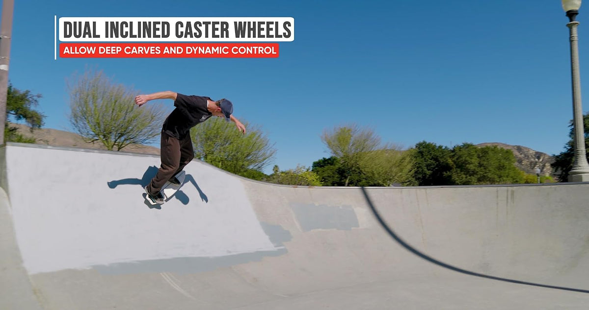 RipStik Ripsurf Caster Board | Pivoting Street Surf Skateboard (CMYK)
