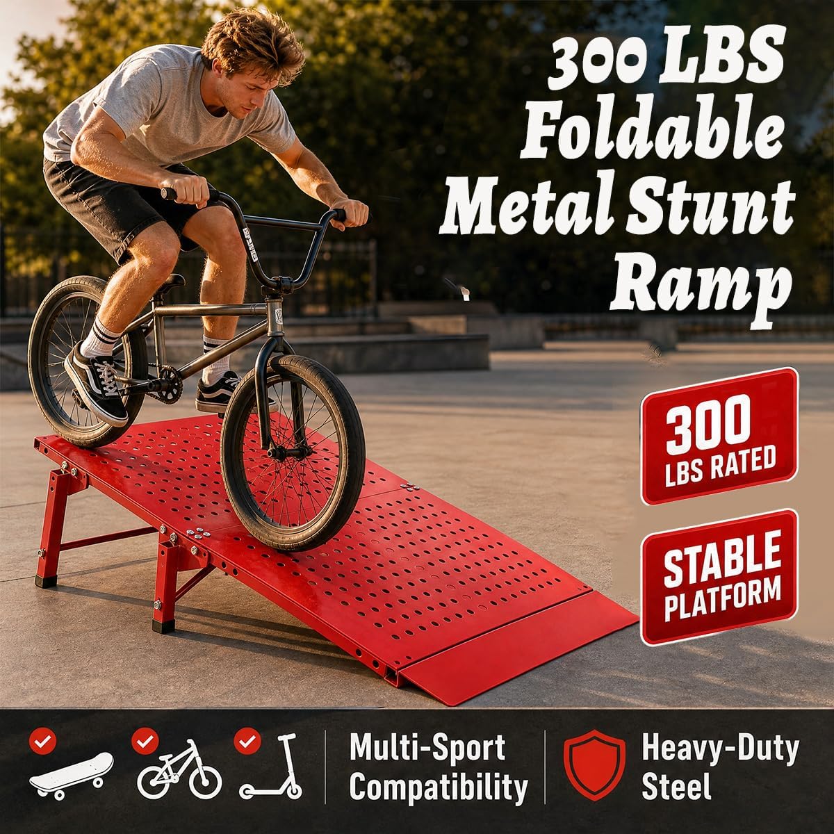 Versatile Ramp, PortableBike Ramp, Universal Skateboard Ramps