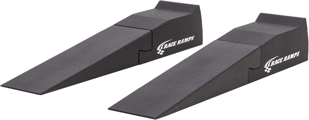 Race Ramps 2-Piece 67" XT Car Service Ramp, Tire Lift for Low Profile Vehicles, Solid High-Density Foam for Non-Skid Loading, Set of 2