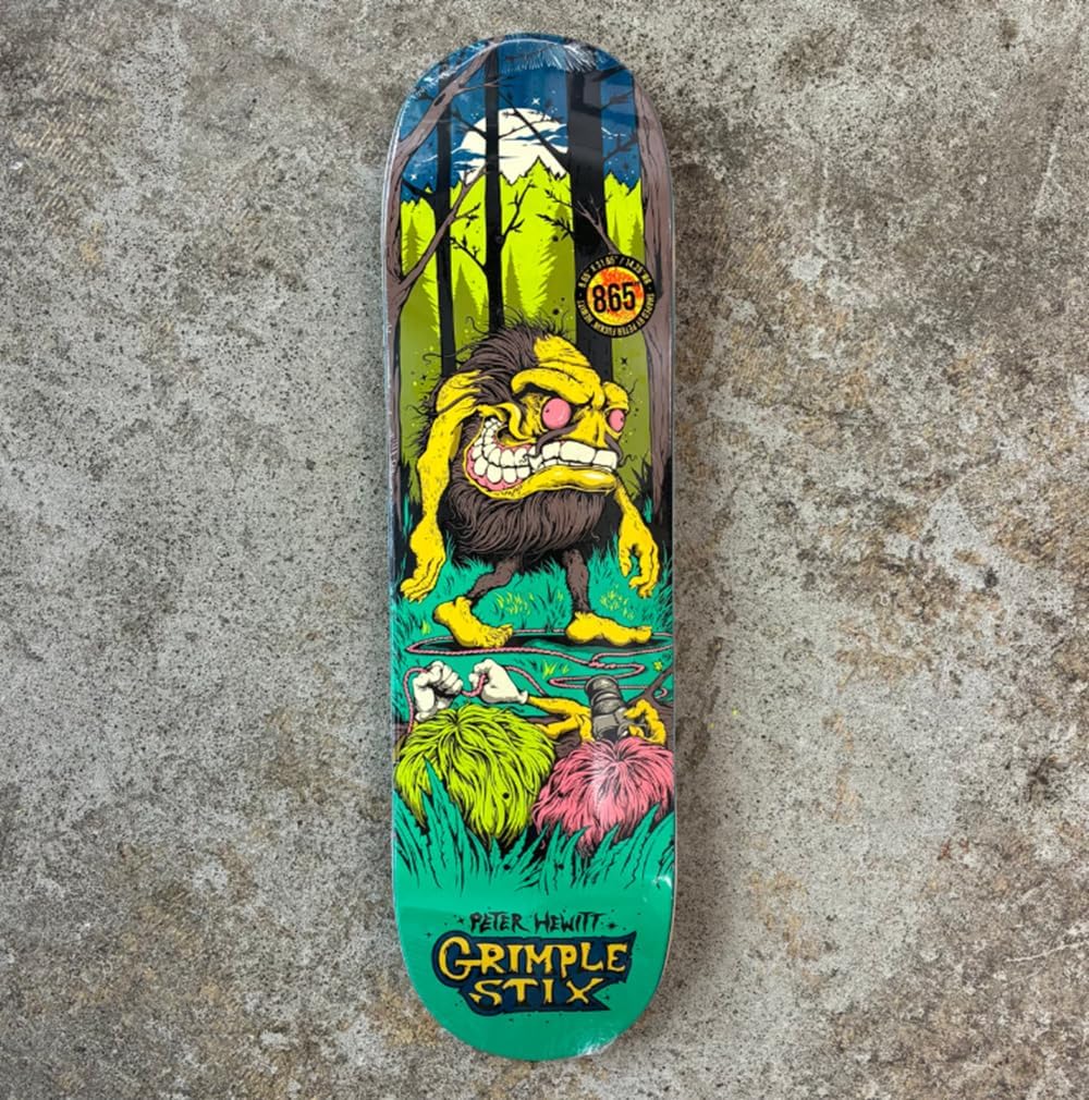 Anti Hero Skateboard Deck Hewitt Grimplestix Gryptids Multi 8.65" x 31.82"
