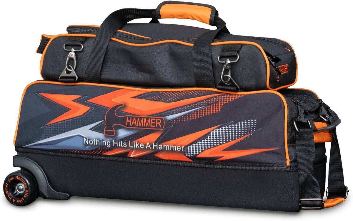 Hammer Dye-Sub Triple Tote Bowling Bag with Shoe Pouch
