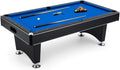 Hathaway Hustler Tournament Pool Table â Includes Cue Sticks, Billiard Balls, Automatic Ball Return â Perfect for Competitive Players and Family Games Room