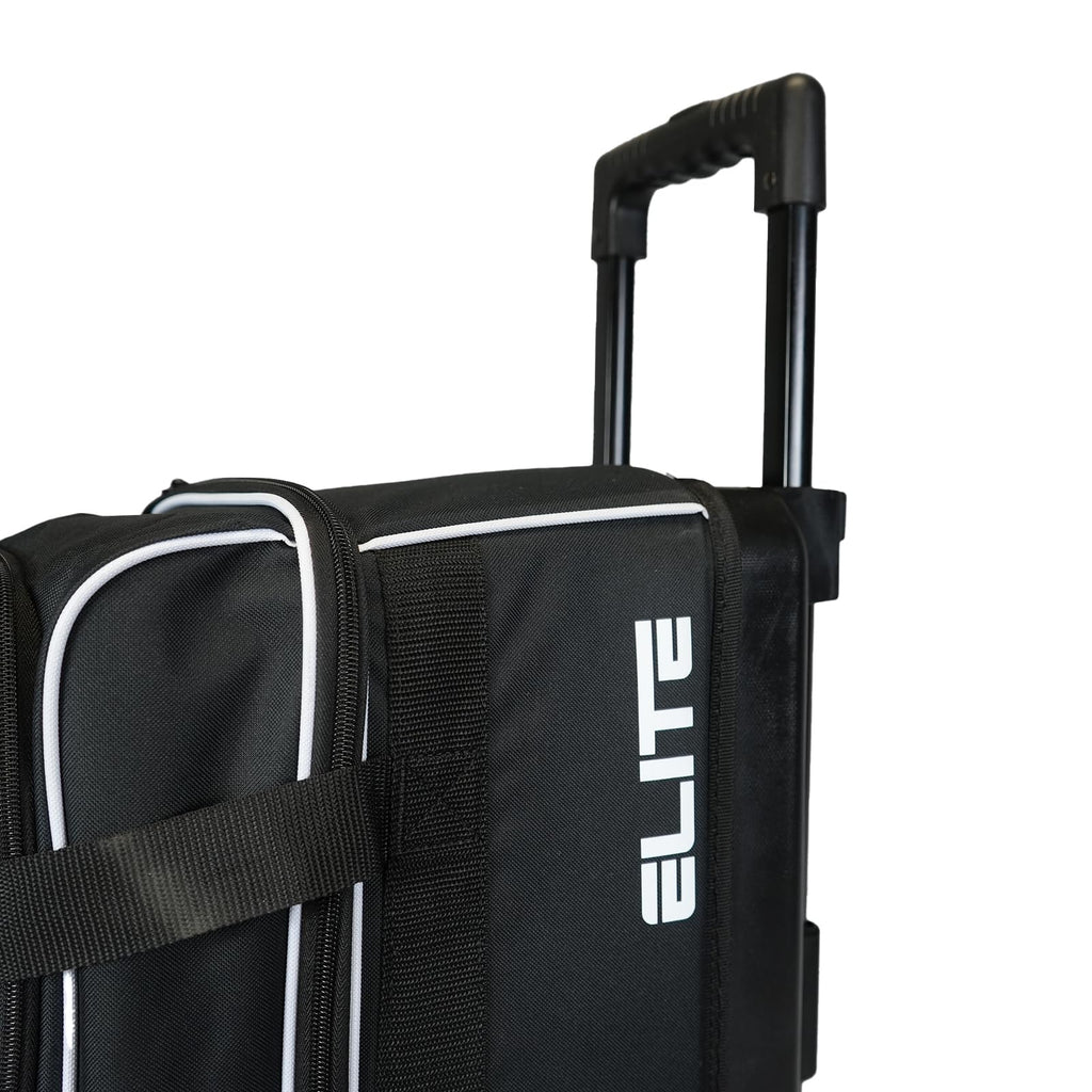 ELITE Basic Bowling Bag Double (2) Ball Roller with Rolling Wheels