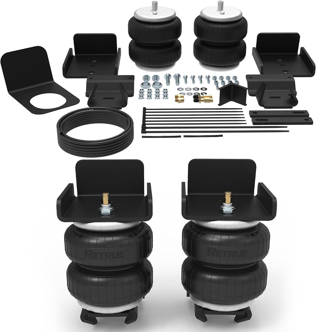 RETRUE Rear Air Bags Suspension Kit Compatible with Silverado Sierra 1500