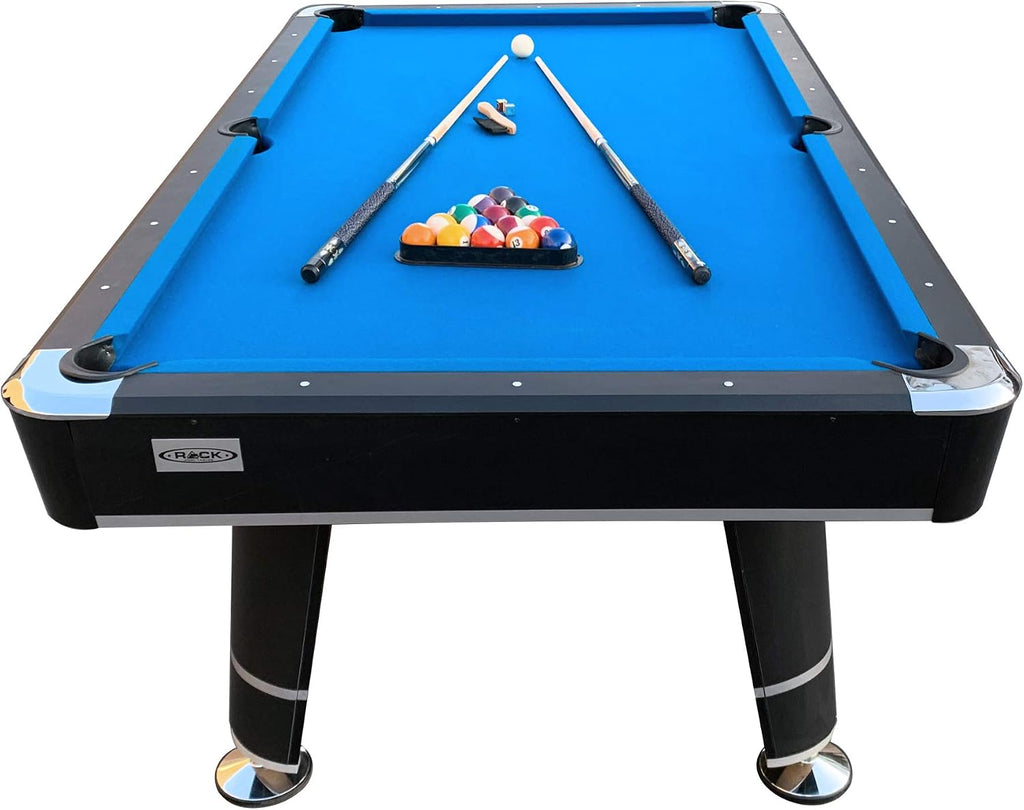 RACK Orion 8-Foot Tournament Billiard/Pool Table (Blue) â Professional Competition Game Table