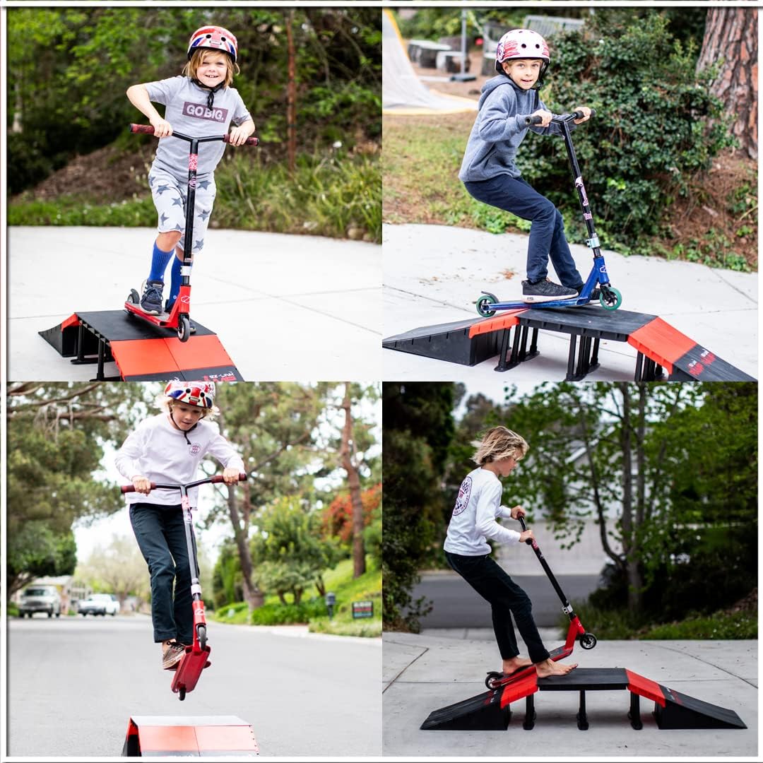 PLATPORTS Skate Ramp, Skateboard Ramp, BMX, Bike Ramps for Kids Ages 6-12, Kicker Ramp, Skateboard Ramps for Kids Ages 6-12