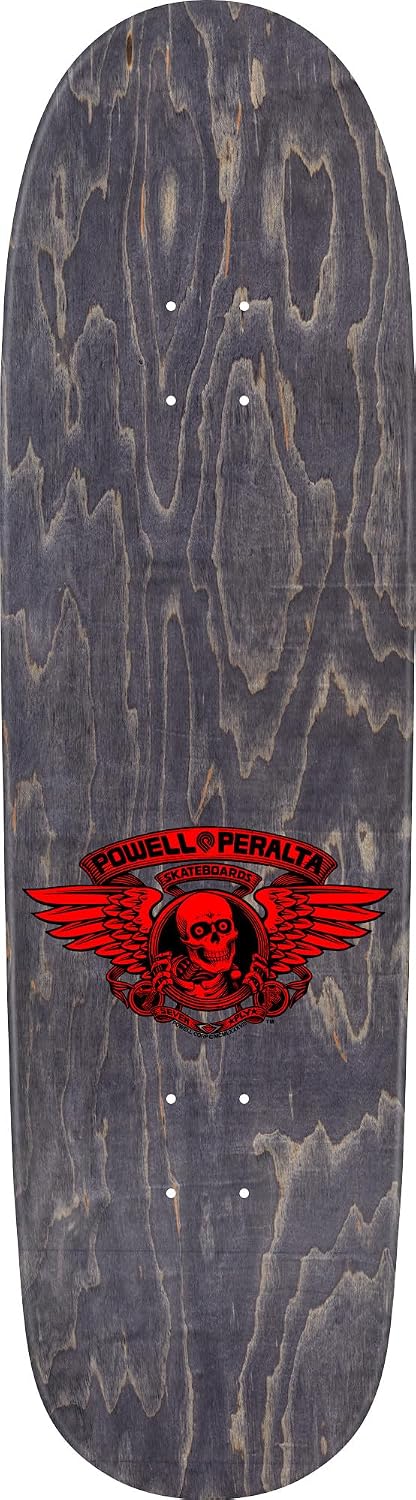 Powell Peralta Hot Rod Flames Skateboard Deck, Light Blue Foil, 9.375" x 33.25"