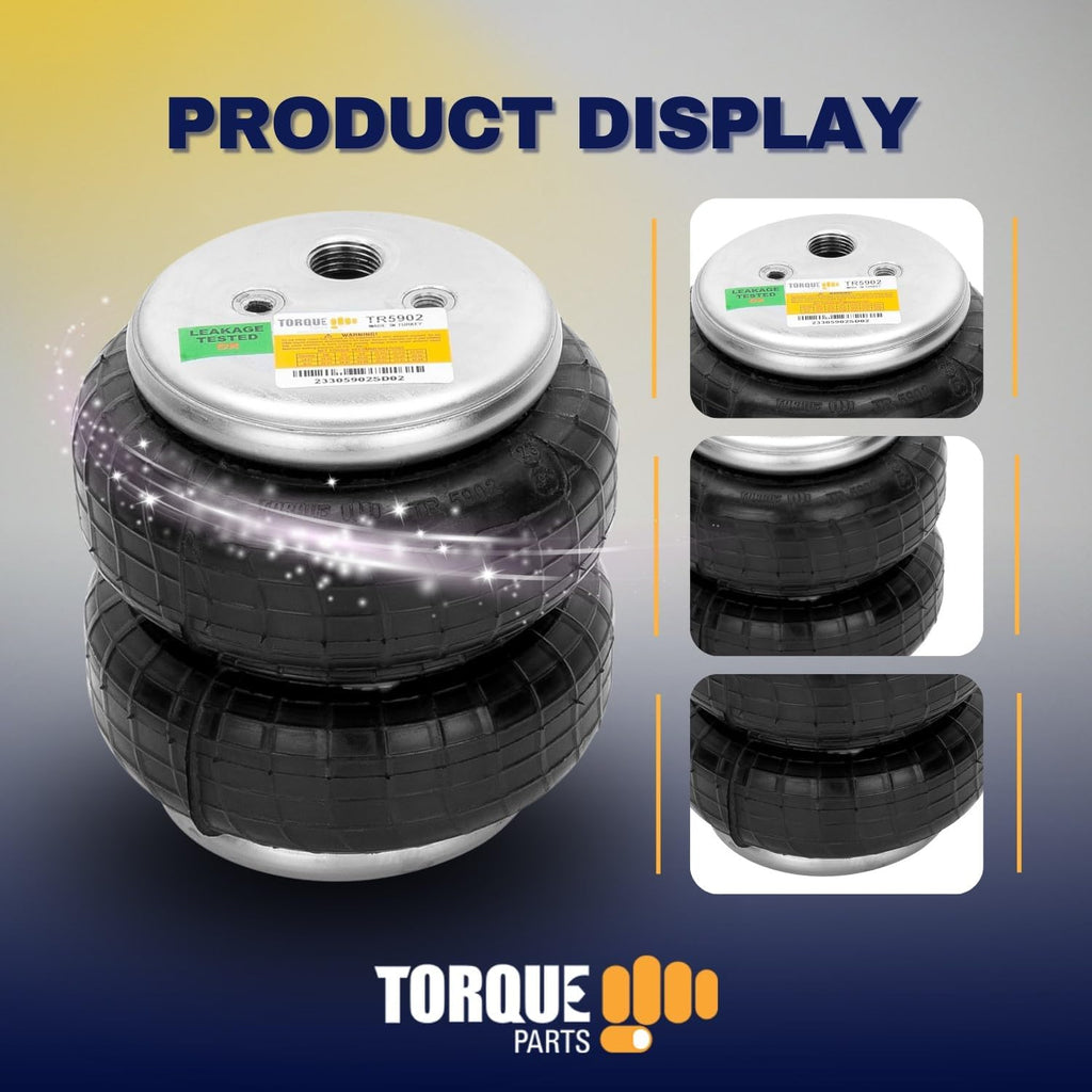 Torque Universal 2 PCS Air Spring Bag Replaces Air Lift Dominator D2500