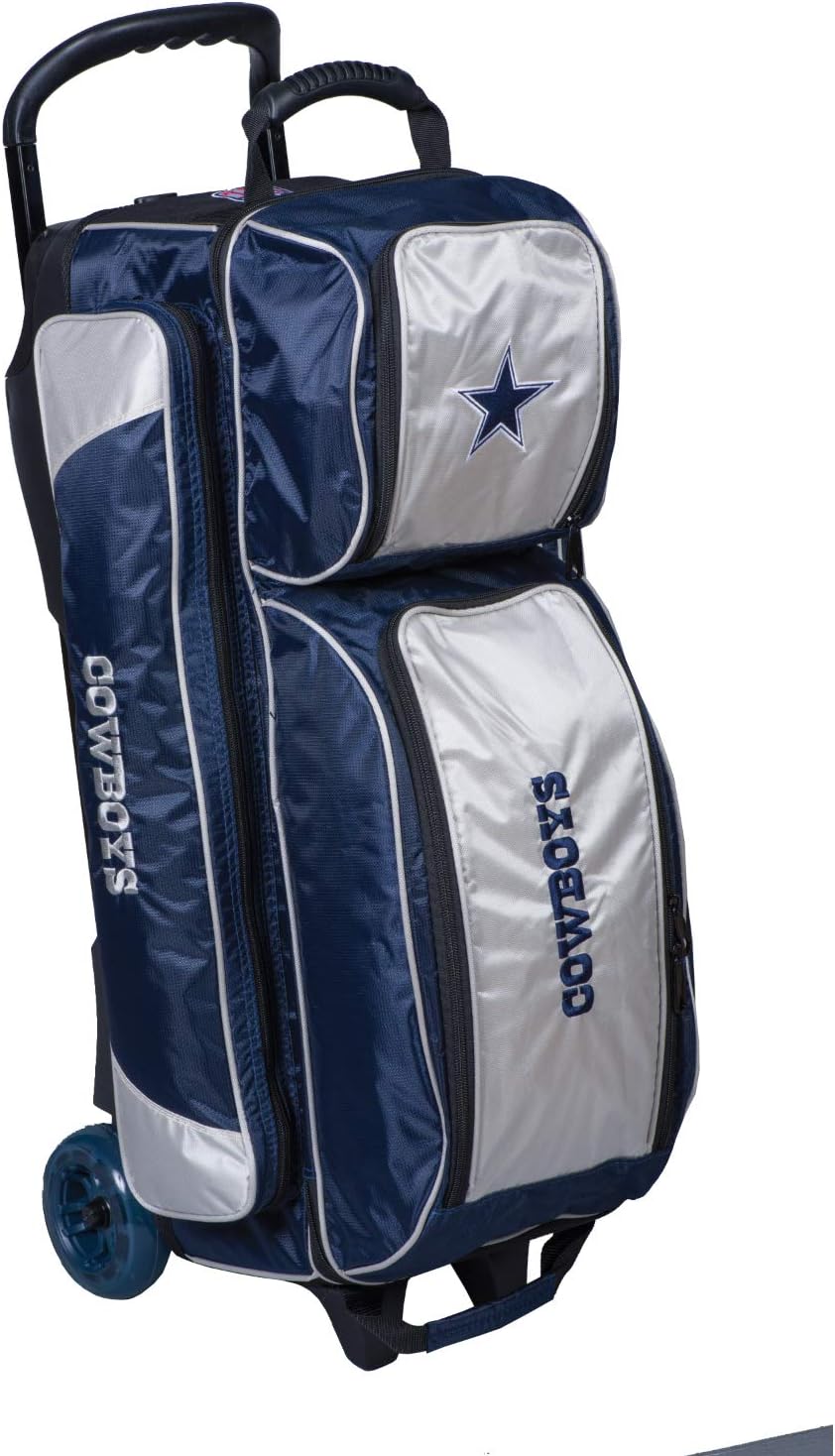 KR Strikeforce NFL Three Ball Bowling Roller Bag Dallas Cowboys