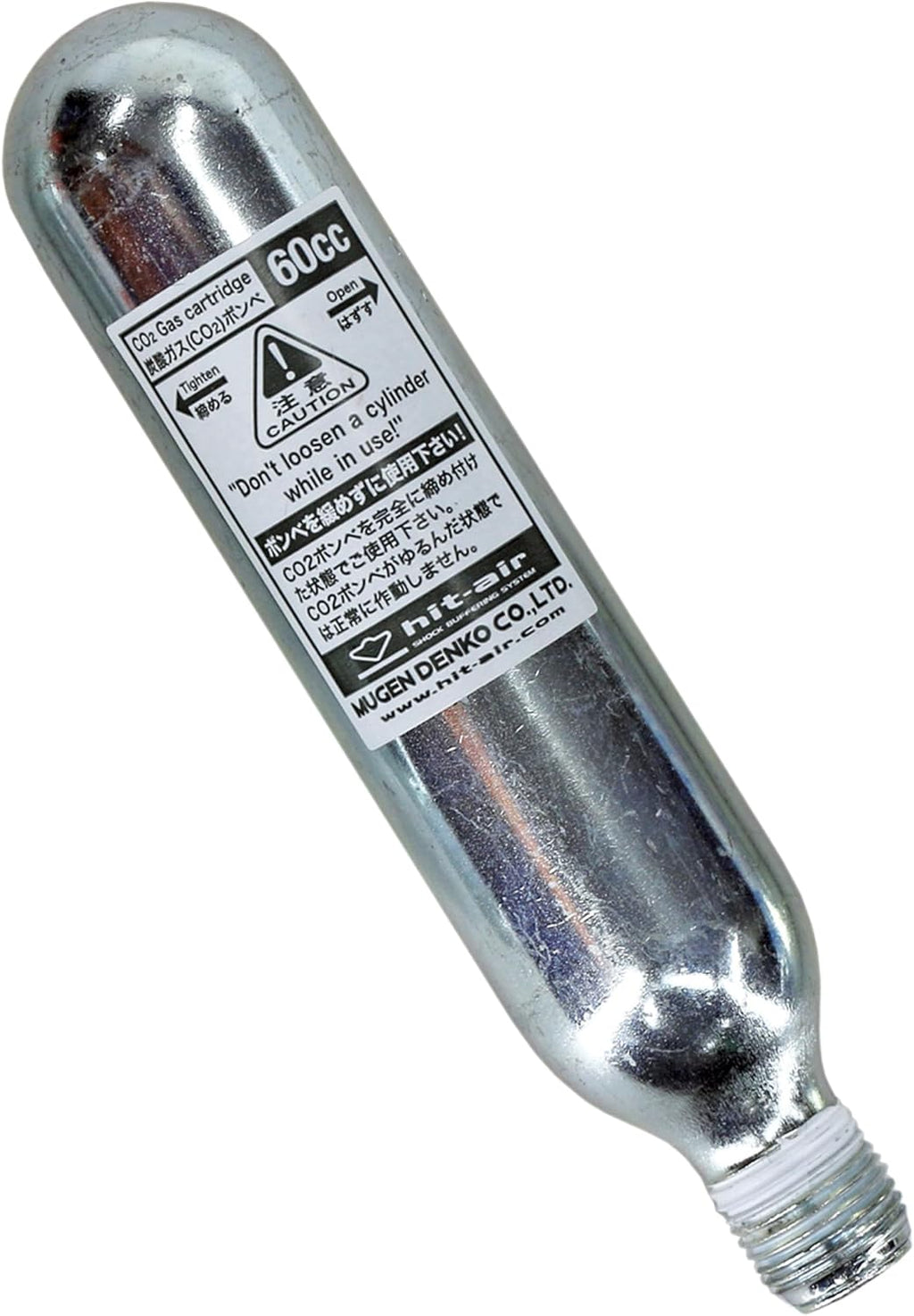 Hit-Air CO2 Replacement Cartridges, 60cc 3 Pack, for Airbag Systems