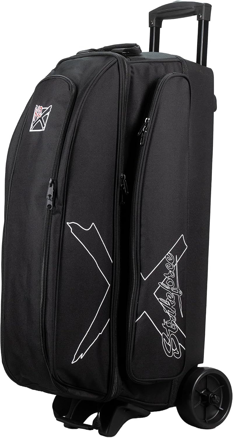 Strikeforce Hybrid X 3-Ball Roller Bowling Bag Black