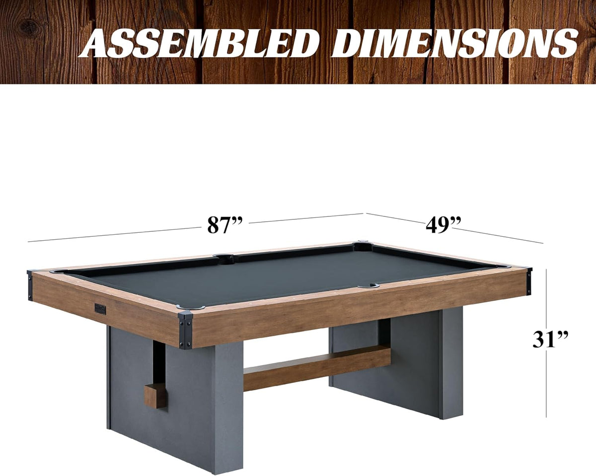 Barrington Billiards Urban Drop Pocket Pool Table, Premium Billiard Table