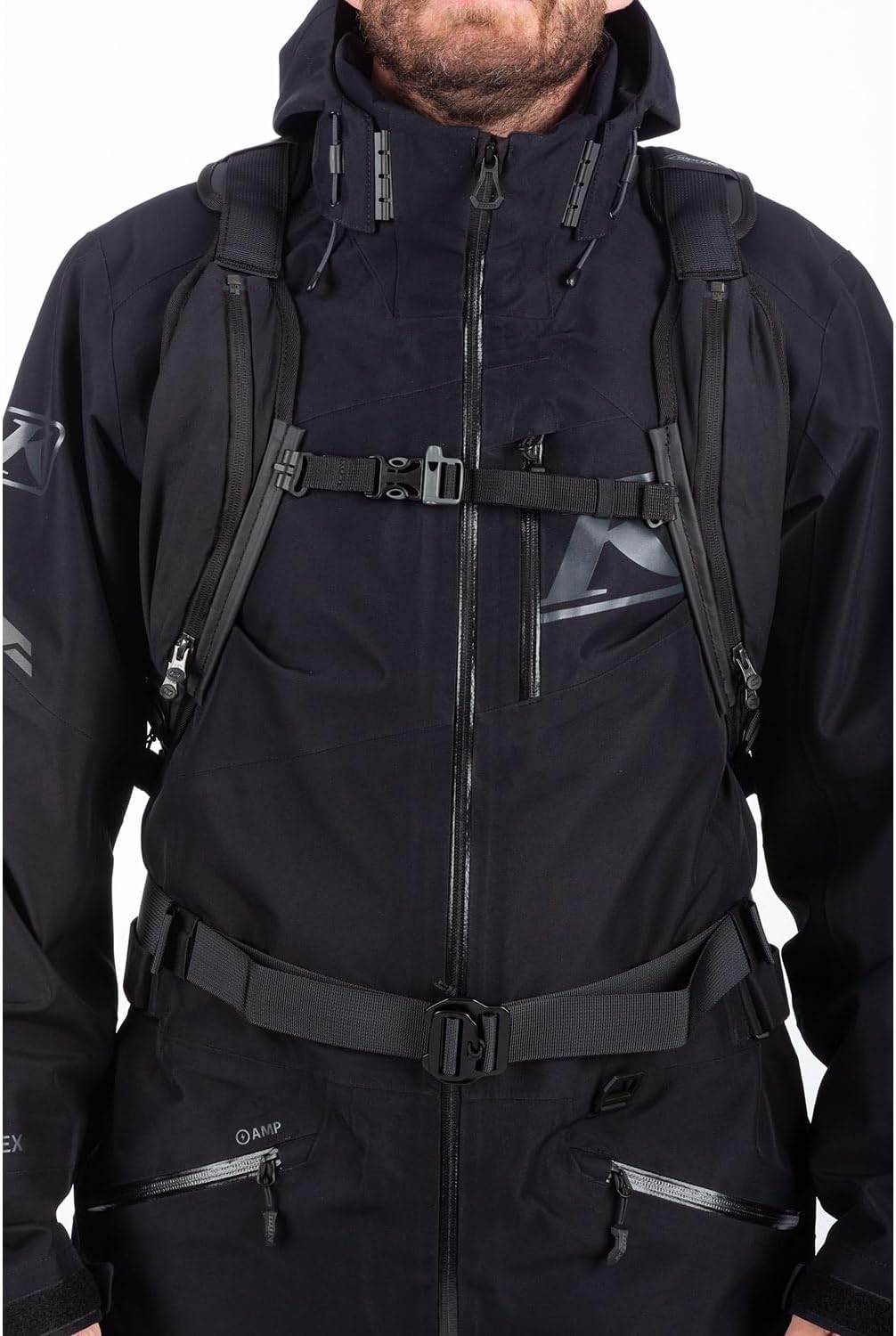 KLIM Atlas 14 Avalanche Airbag Snowmobile Backpack - Black - Castlerock