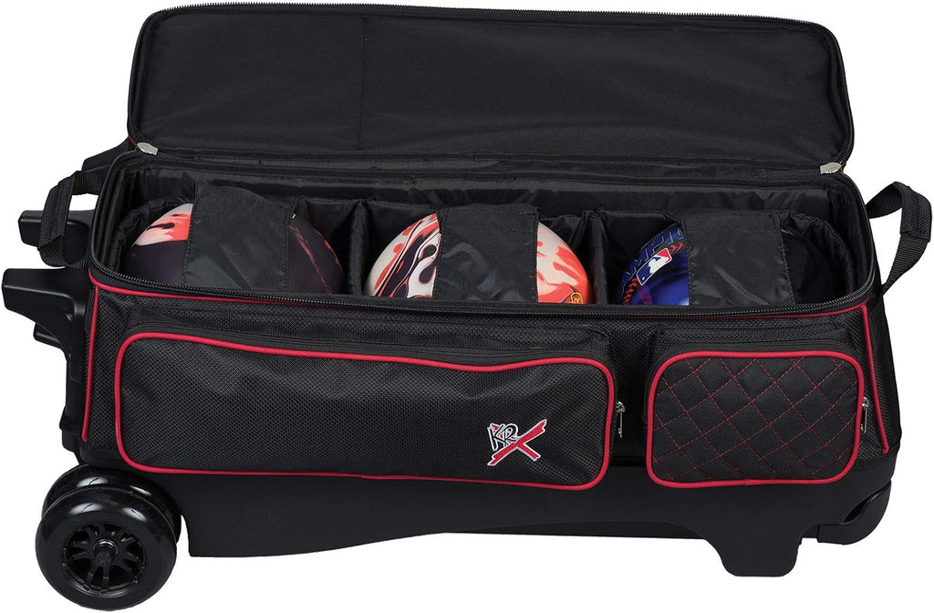 KR Strikeforce Royal Flush 4x4 Premium Four Ball Roller Bowling Bag