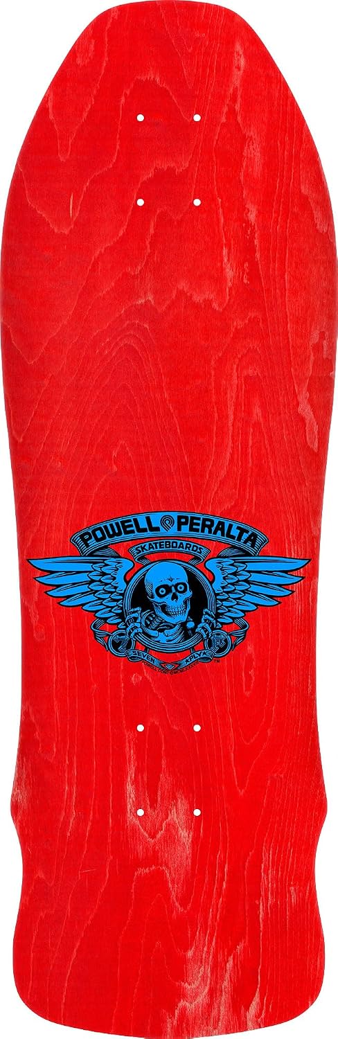 Powell Peralta GeeGah Ripper Skateboard Deck, Red Foil, 9.75" x 30"
