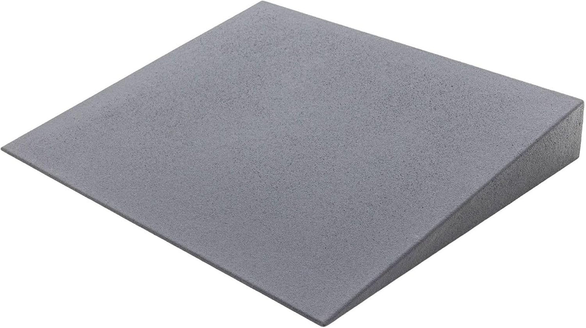 5" Doorway Threshold Wheelchair Ramp, 800 lb Cap, Solid Foam, Silver Spring