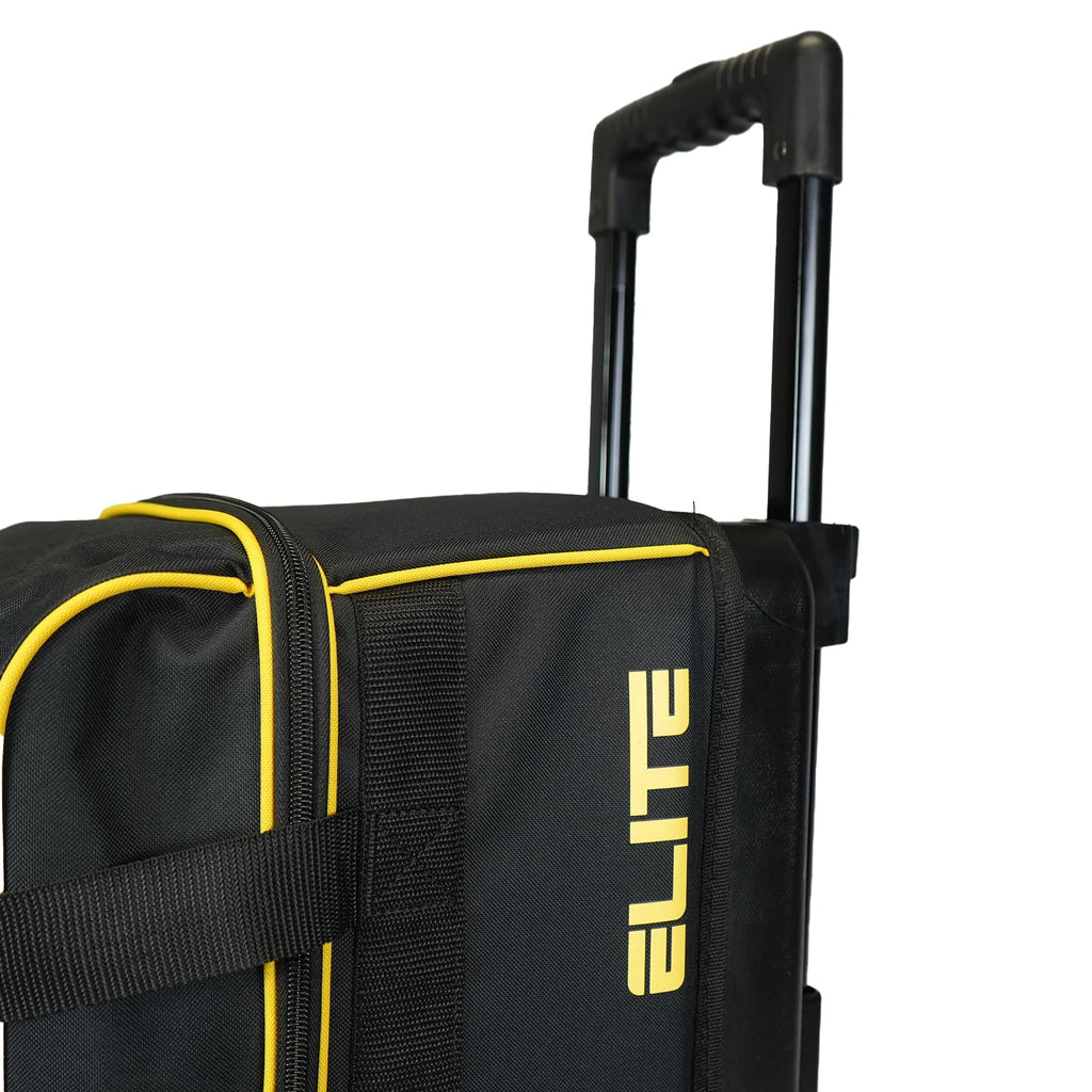 ELITE Basic Bowling Bag Double (2) Ball Roller with Rolling Wheels