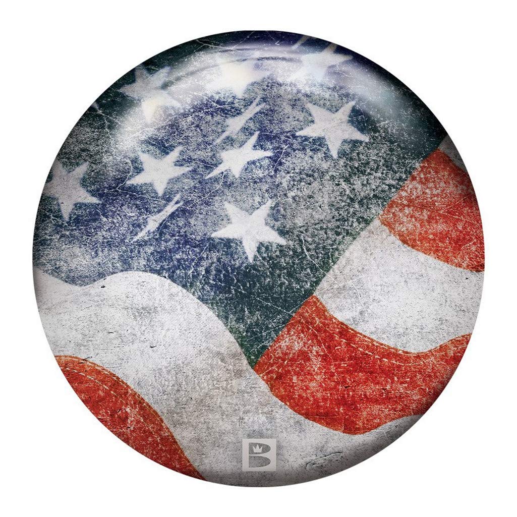 Brunswick Stars and Stripes Viz-A-Ball Bowling Ball