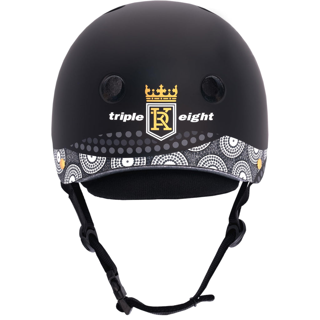Triple Eight Deep Cover Helmet - Ideal for Skateboarding, Bicycling, BMX, and Roller Skating