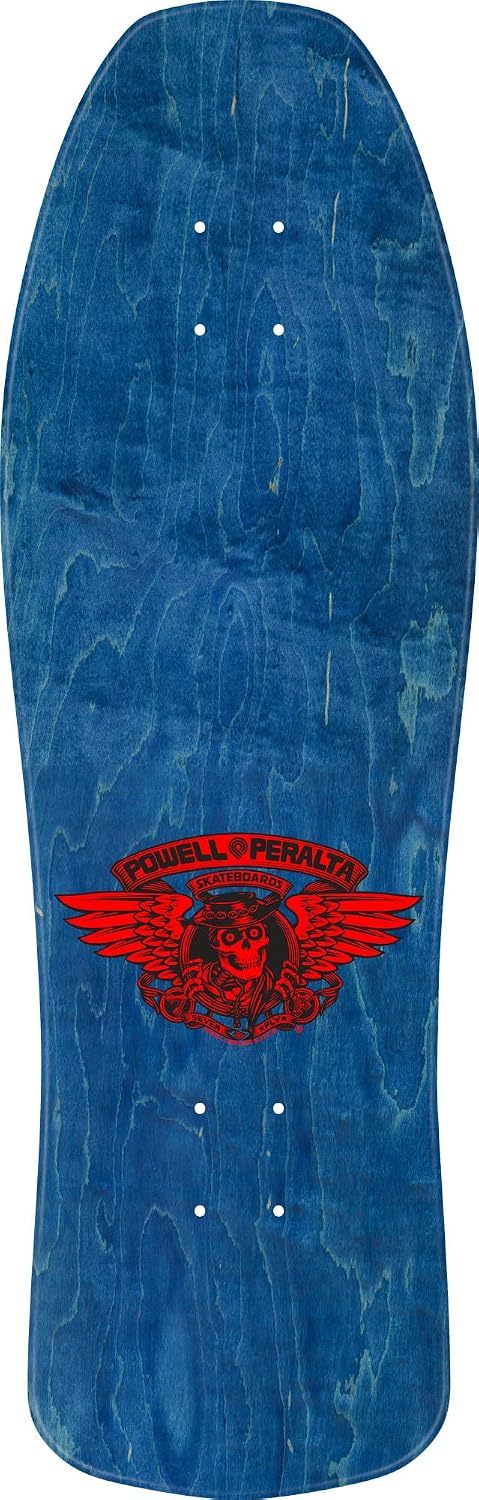 Powell Peralta Ray Underhill Cross Reissue Skateboard Deck, Navy/Gold Foil, 9.9" x 31.03"