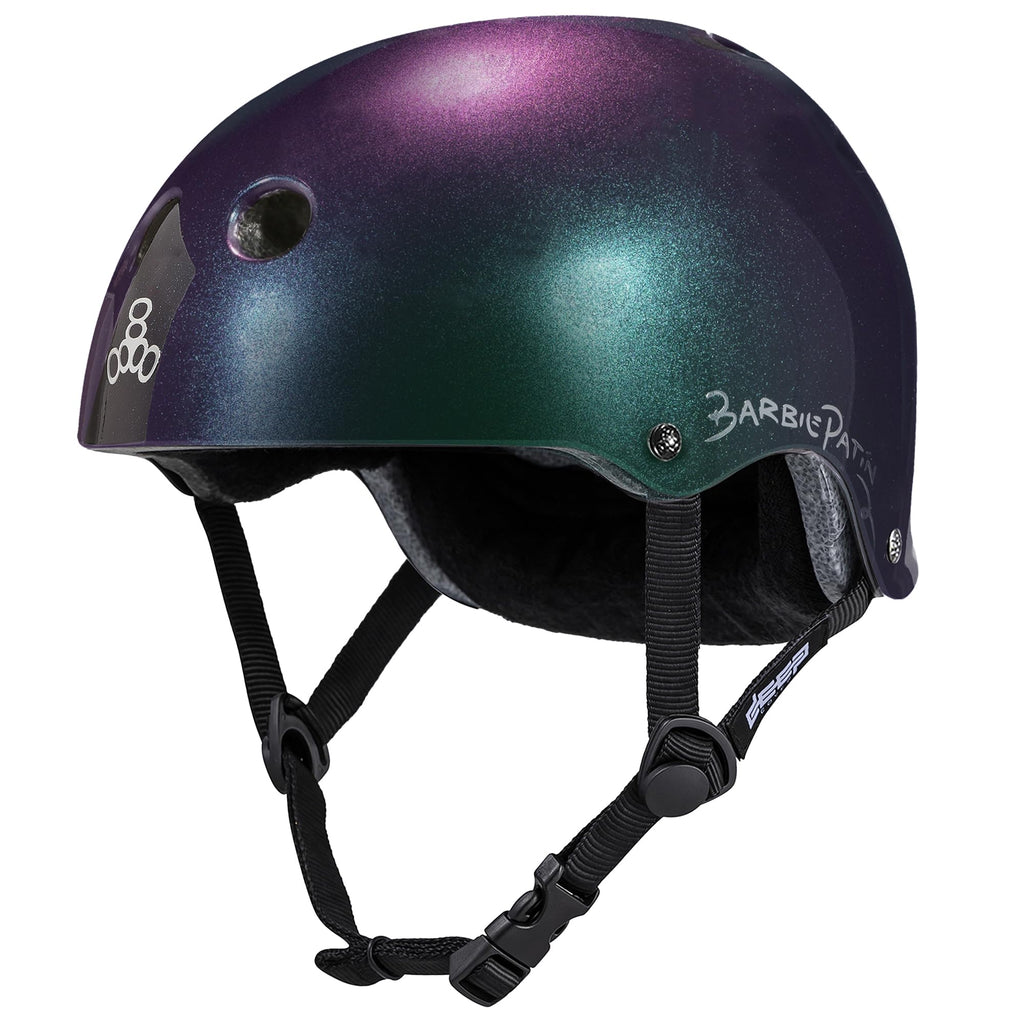 Triple Eight Deep Cover Helmet - Ideal for Skateboarding, Bicycling, BMX, and Roller Skating