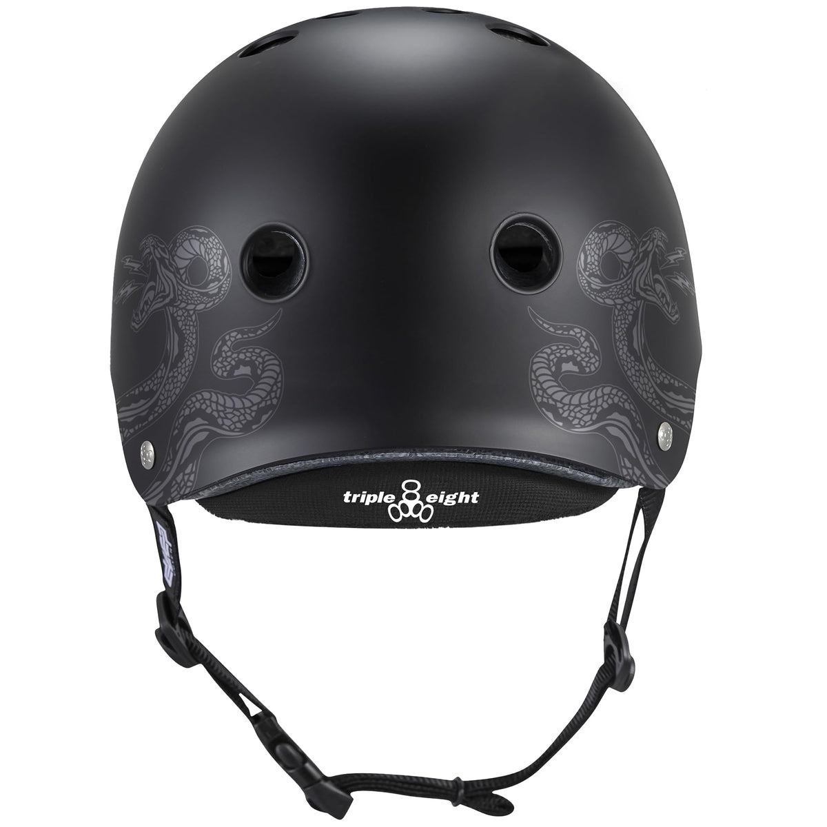 Triple Eight Deep Cover Helmet - Ideal for Skateboarding, Bicycling, BMX, and Roller Skating