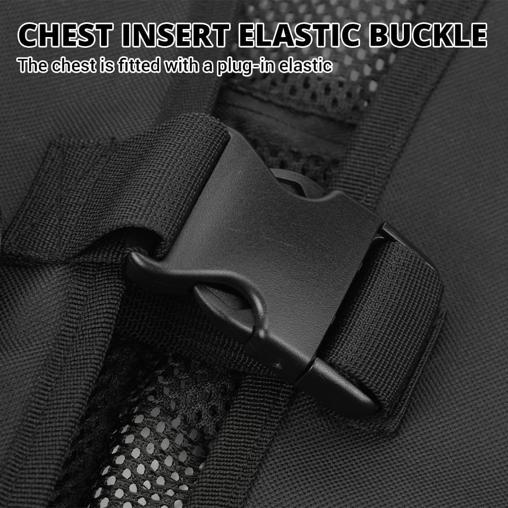 Upgraded Motorcycle Airbag Protective Vest,Inflatable Equestrian Vest with Reflective for Motocross ATV UTV