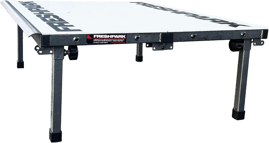Freshpark Fun Box - Grind Box - Manual Pad (37" L x 47" W x 8" or 16" Tall) - Portable, Foldable, Adjustable Height - BMX, Scooter, and Skateboarding Ramp