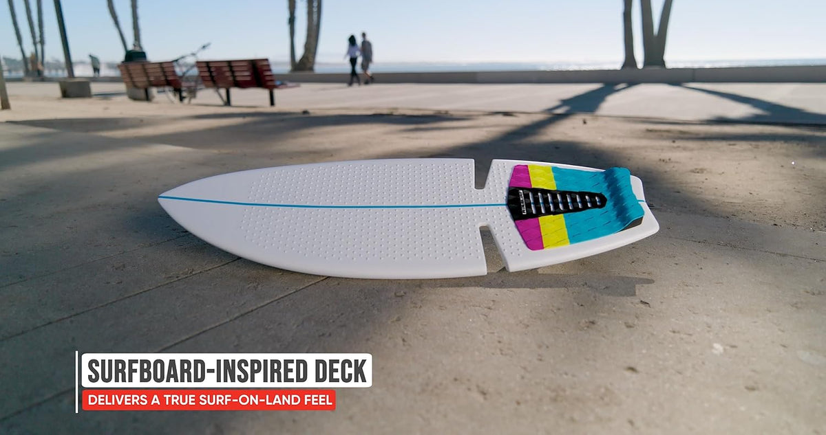 RipStik Ripsurf Caster Board | Pivoting Street Surf Skateboard (CMYK)