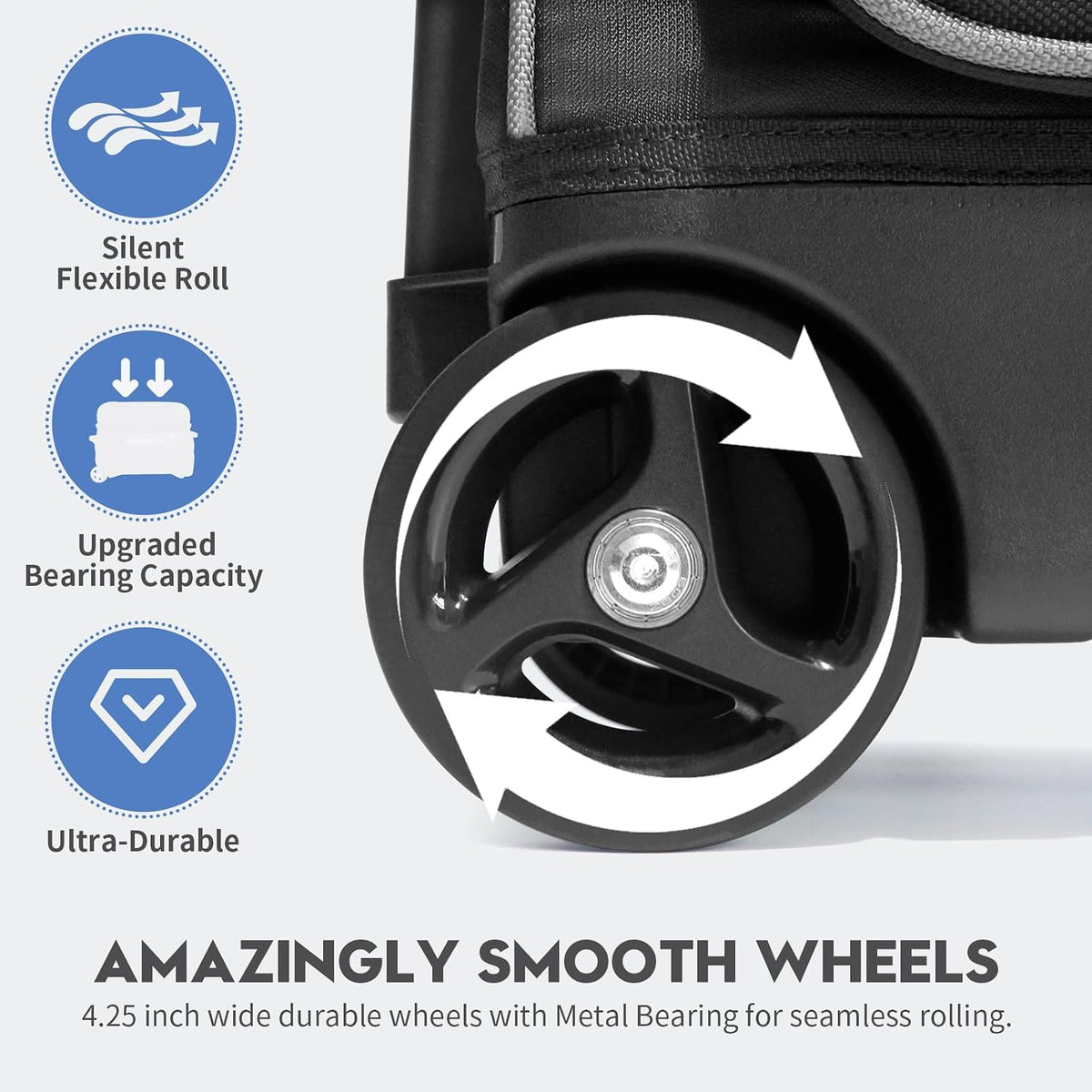 Mangrove 3 Ball Bowling Bag with Wheels/Shoe Compartment/Reinforced Base