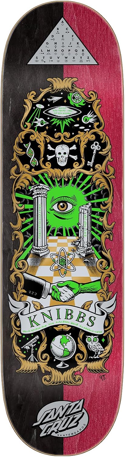 Santa Cruz Knibbs Cryptic Pro 8.50in x 31.60in Skateboard Decks