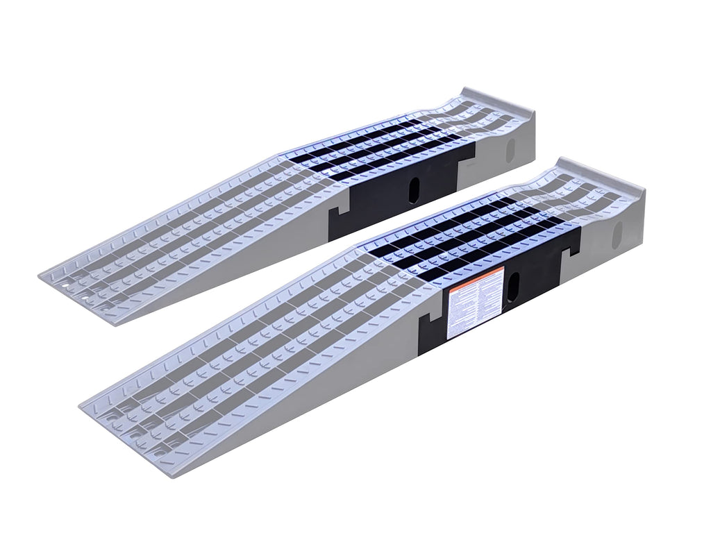 MaxxHaul 50709 Detachable Extendable Car Ramp Set, Portable Car Ramps With 3,250 lbs Maximum Weight Capacity Per Ramp 6,500 lbs Per Pair