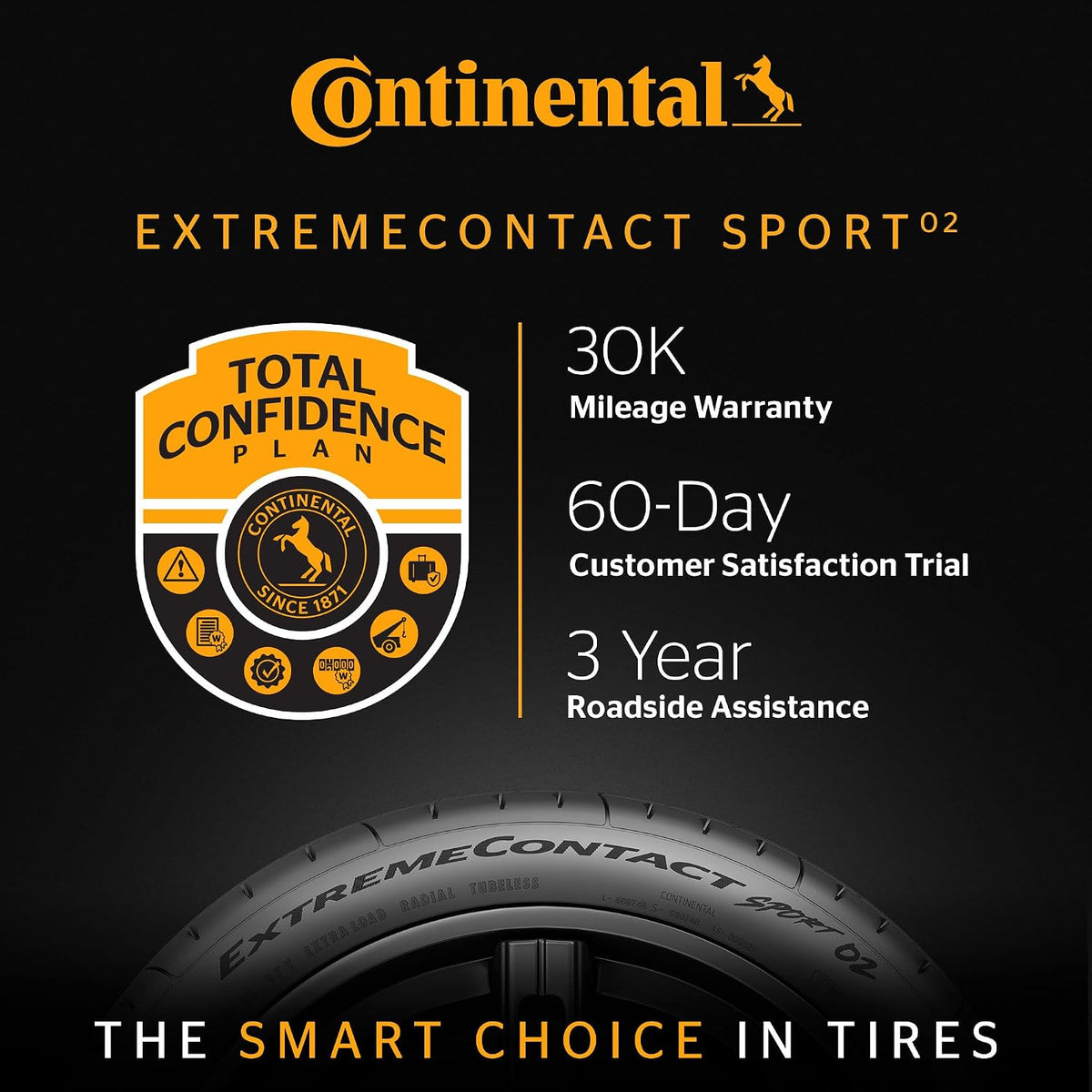 Continental ExtremeContact Sport 02 UHP Summer 205/50ZR15 86W Passenger Tire