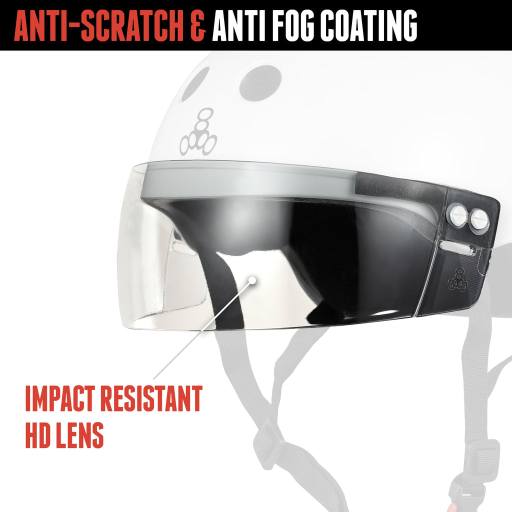 Triple Eight The Certified Sweatsaver Helmet with Visor for Roller Derby, Skateboarding and BMX
