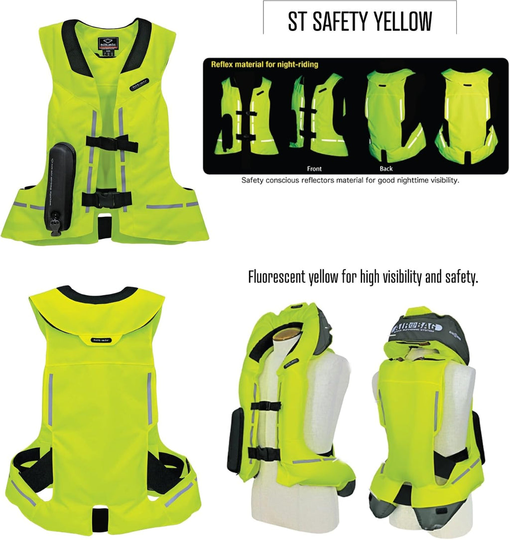 Hit-Air ST Airbag Vest, All-in-One Harness, Motorcycle & Equestrian