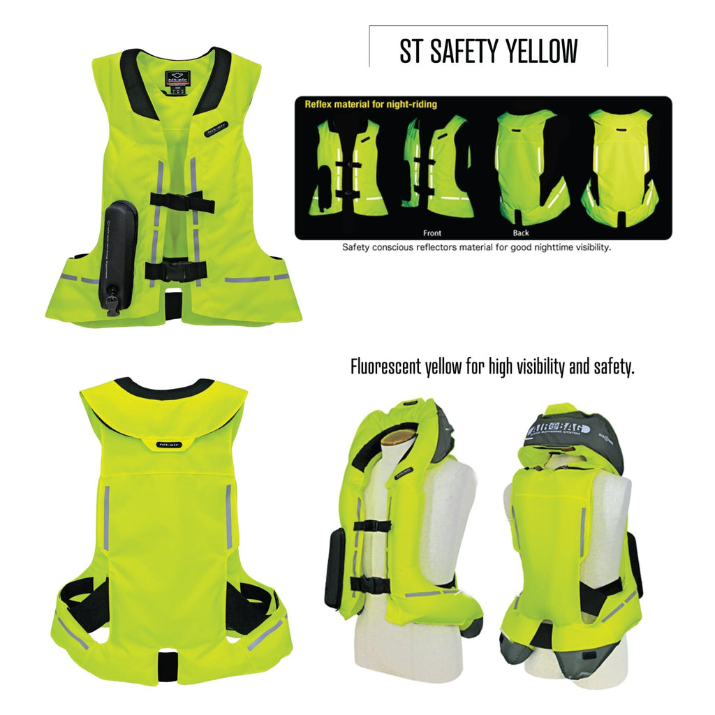 Hit-Air ST Airbag Vest, All-in-One Harness, Motorcycle & Equestrian