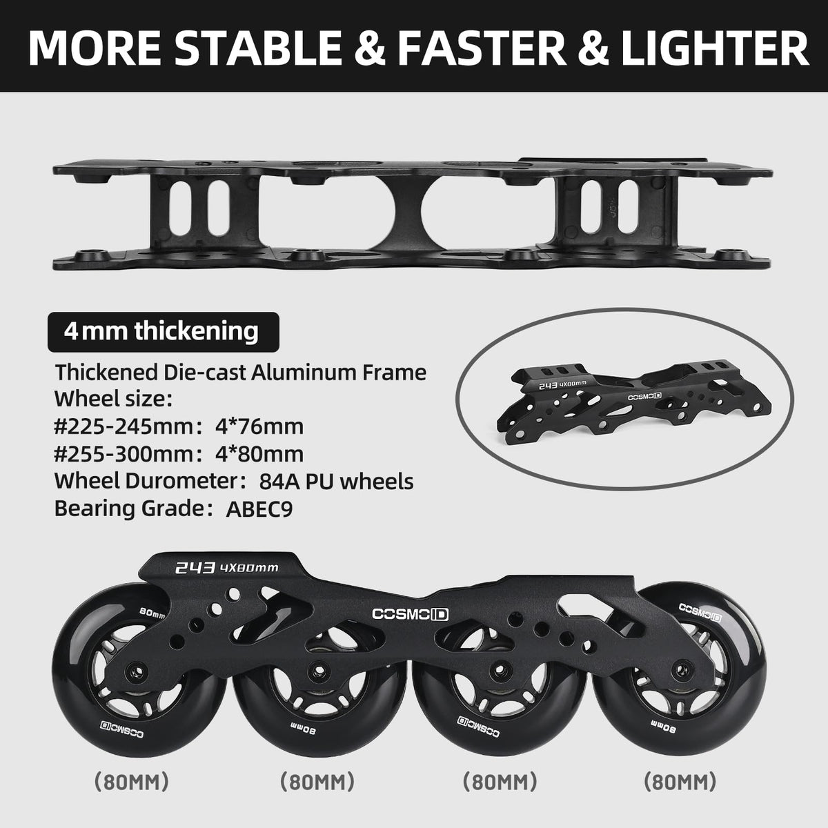 TC Inline Skates for Adults & Teens