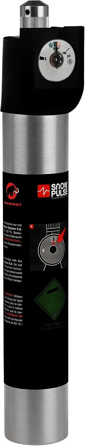 SnowPulse / Mammut Refillable Avalanche Airbag Canister Cartridge - Empty