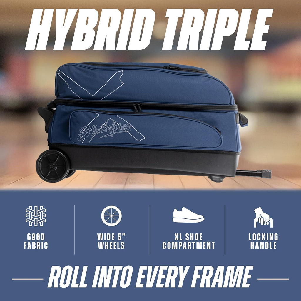 KR Strikeforce Hybrid X Triple Roller Bowling Bag