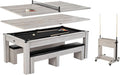 Barrington Billiards 7Ft. Combo Table 3-in-1 Pool Table, Dining & Ping Pong