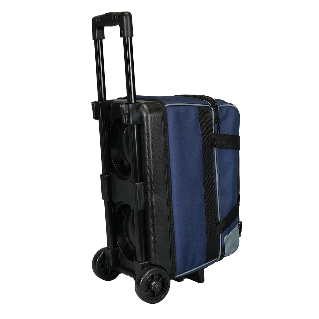 ELITE Basic Bowling Bag Double (2) Ball Roller with Rolling Wheels