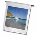 GREECE, Dodecanese, PATMOS, Fishing boat - EU12 WBI1121 - Walter Bibikow 12 x 18 inch Garden Flag fl-81887-1