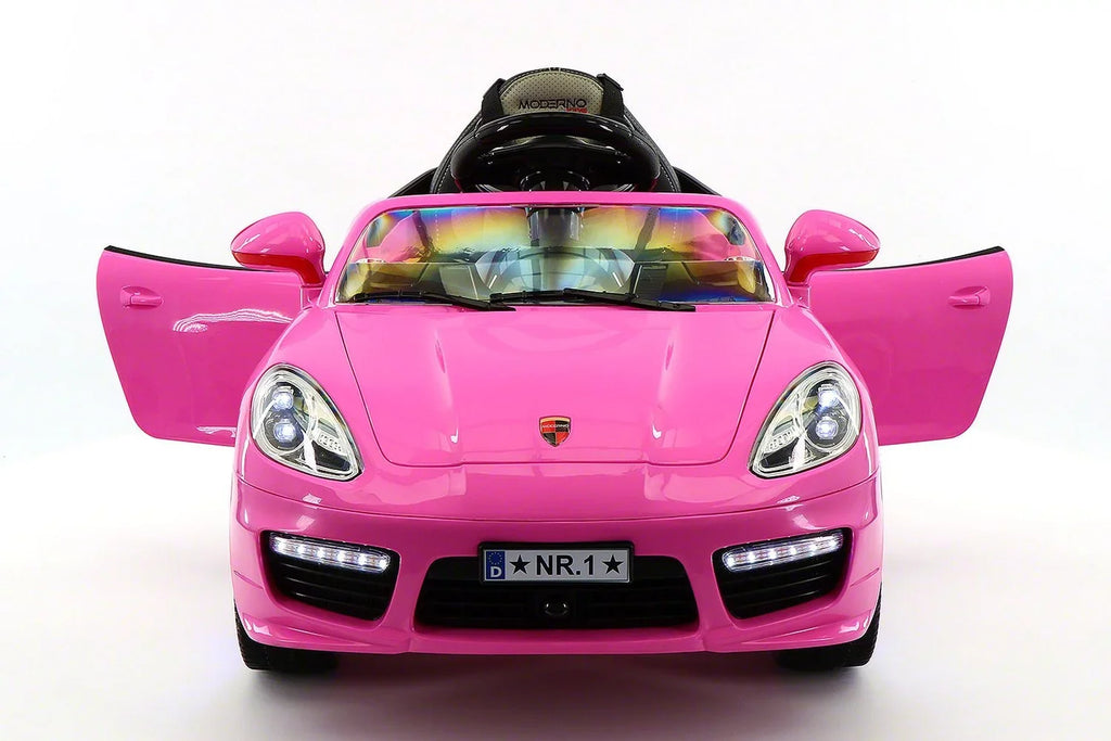 Moderno Kids Pink 12 V Kiddie Roadster Powered Ride-On
