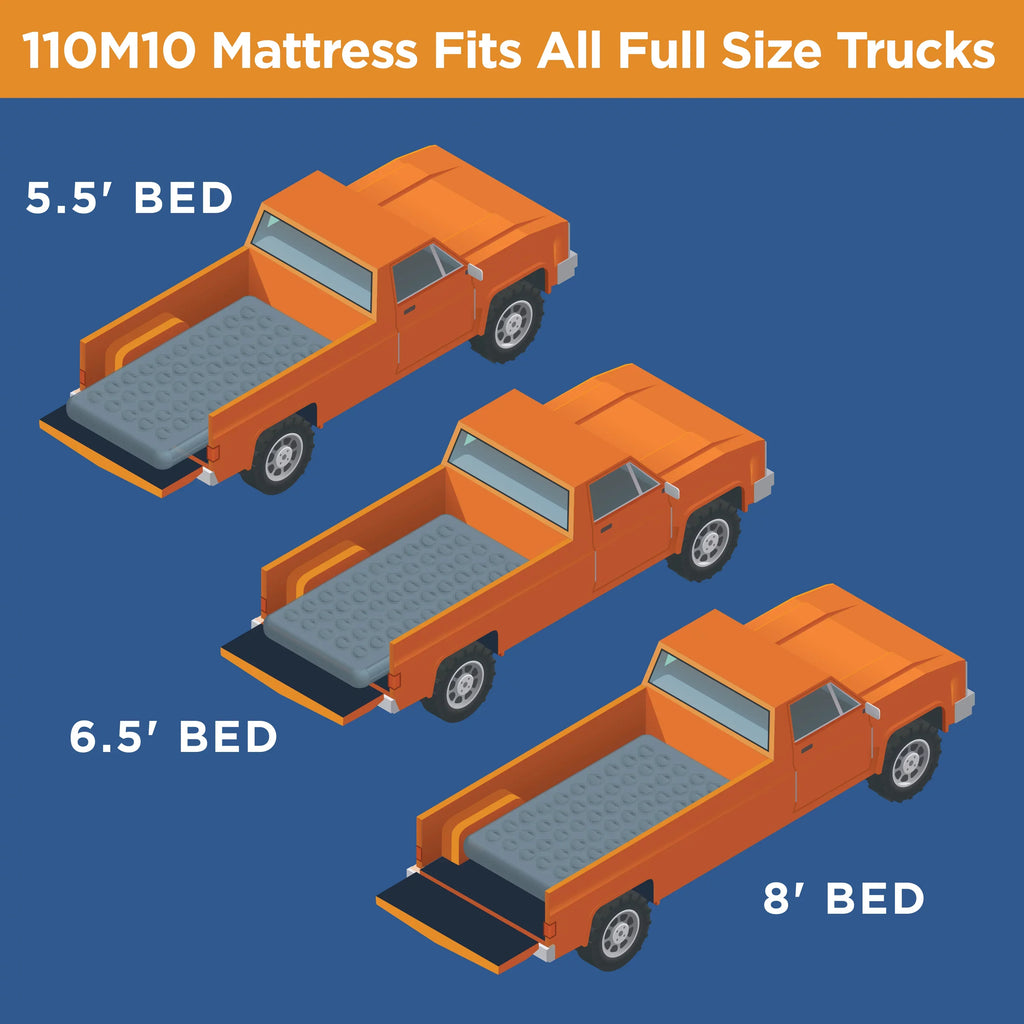 Rightline Full Size Truck Bed Air Mattress (5.5' to 8'), 110M10 2018 Ford F-150